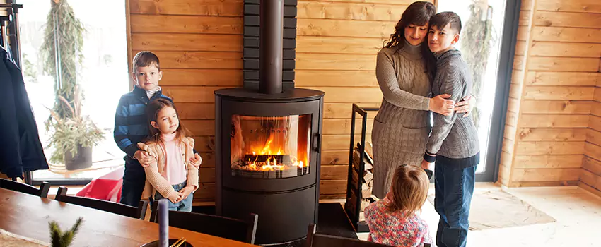 Morso Cast Iron Fireplace Insert Installation in Pekin, Illinois