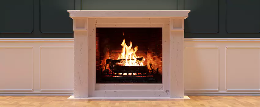Open Flame Wood-Burning Fireplace Installation Services in Pekin, Illinois