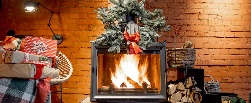 Travis Industries Linear Gas Fireplace Installation in Pekin, Illinois