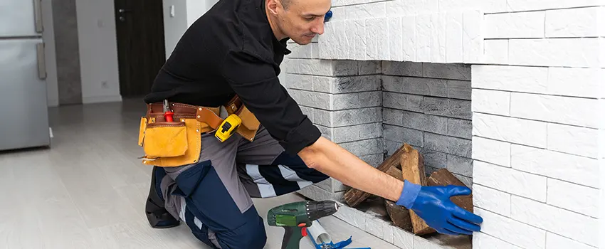 Fireplace Damaged Damper Frame Repair Services in Pekin, Illinois