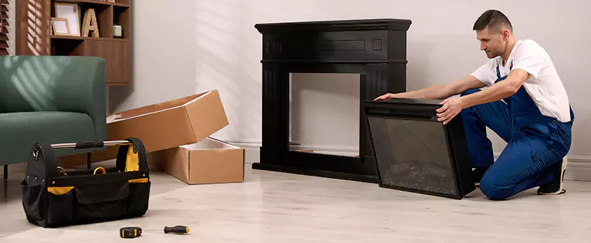 Old Rusted Metal Fireplace Repair And Replacement in Pekin, IL
