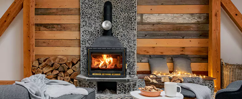 Thelin Hearth Products Direct Vent Gas Stove Fireplace Inspection in Pekin, Illinois